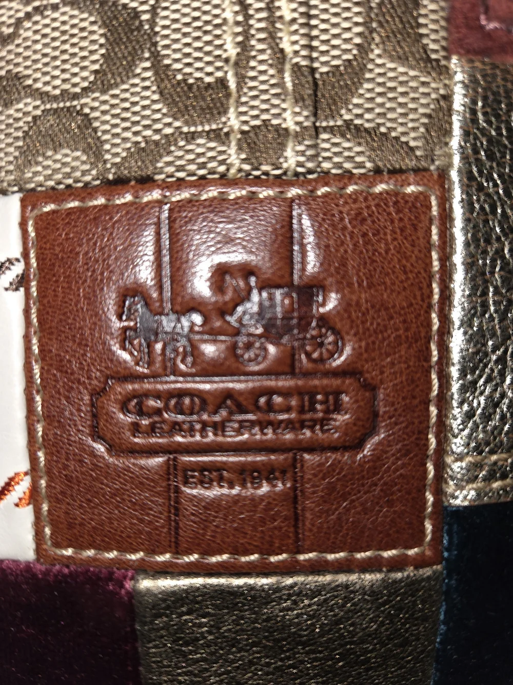 Coach Patchwork Crossbody Bag